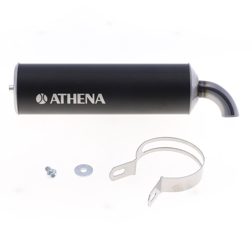 Silenziatore in Alluminio Nero ø70mm x 250mm