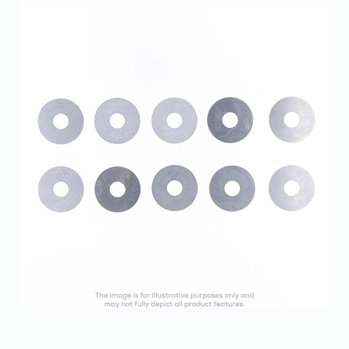 Suspension Shims, Internal Diameter 12 x 36 x 0.1 mm, Set 10 pcs