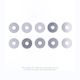 Suspension Shims, Internal Diameter 6 x 14 x 0.2 mm, Set 10 pcs