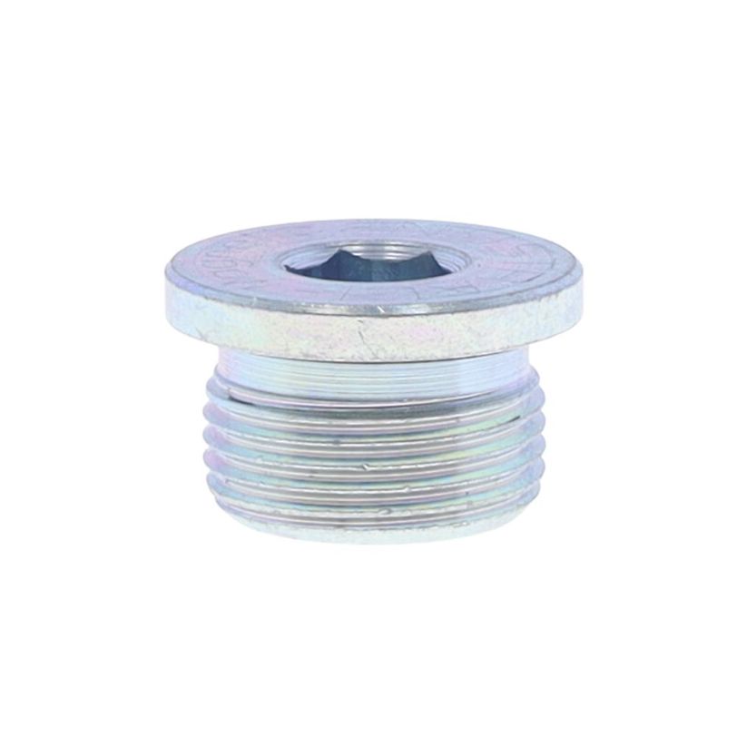 Tappo magnetico TCEI con OR FKM con magnete in neodimio 120°C incassato in acciaio zincato