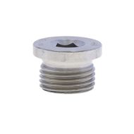 Zinc plated steel magnetic screw plug